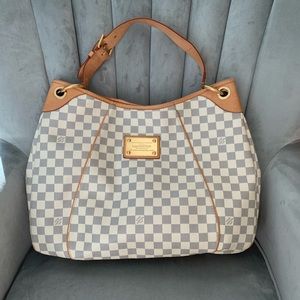 Authentic Louis Vuitton Galliera GM Damier Azur